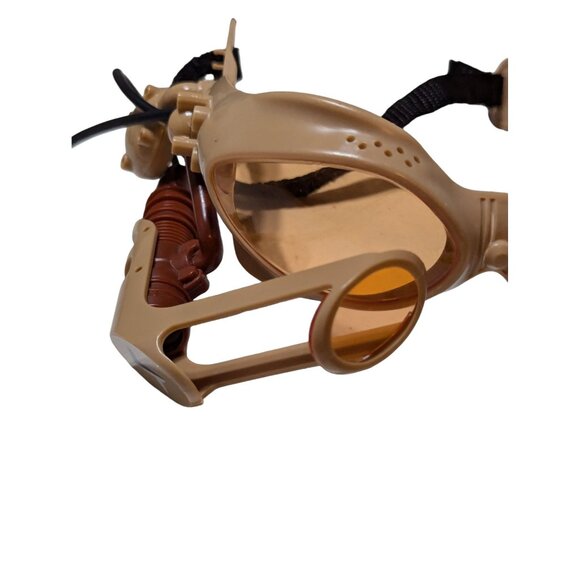 Laser Tag Tiger Electronics Hasbro Lazer OPS Team Goggles Headset Tan - Picture 2 of 5